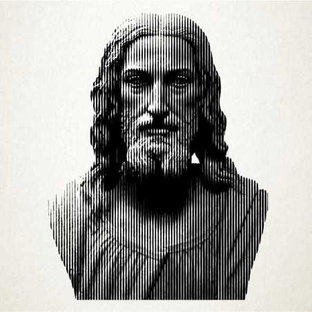 Retrato en vinilo de Jesus de Nazaret