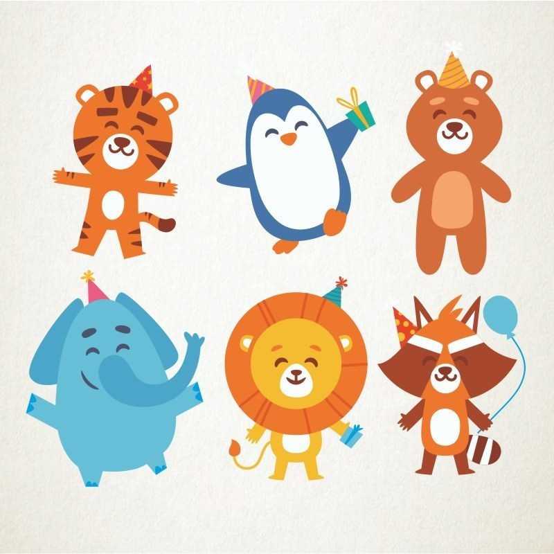 Animalitos de fiesta